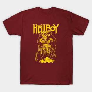 1st HELLBOY SKETCH - gold variant T-Shirt